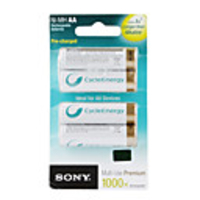 SONY 2100mAh 1.2V AA Ni-MH Rechargeable Batteries (4-pack)
