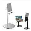 Soporte ajustable para telfono mvil soporte de escritorio para tableta en vivo para mvil soporte Flexible y porttil para Iphone soporte de escritorio de aluminio
