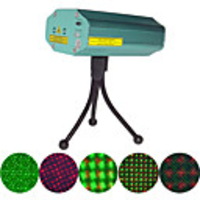 Sound-Activated 100mw Red and 50mw Green Firefly Twinkling Mini Stage Laser Light DJ Party Club (TRA-337)