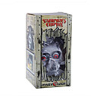 Sound Activated Suddenly-Fall-Down Scary Deaths-Head Toy with Light and Sound (3xAAA)