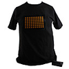 Sound and Music Activated EL Visualizer Smile T-shirt (4 AAA)