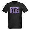 Sound and Music Activated EL Visualizer VU-Spectrum Dancer T-shirt (4 AAA)