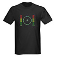 Sound and Music Activated EL Visualizer VU-Spectrum Dancer T-shirt (4 AAA)