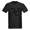 Sound and Music Activated Spectrum VU Meter EL Visualizer LED T-shirt (4 AAA)