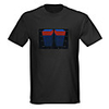 Sound and Music Activated Spectrum VU Meter EL Visualizer LED T-shirt (4 AAA)