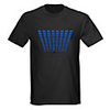 Sound and Music Activated Spectrum VU Meter EL Visualizer LED T-shirt (4 AAA)