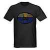 Sound and Music Activated Spectrum VU Meter EL Visualizer LED T-shirt (4 AAA)