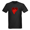 Sound and Music Activated Spectrum VU Meter EL Visualizer LED T-shirt (4 AAA)