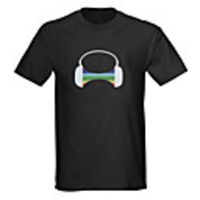 Sound and Music Activated Spectrum VU Meter EL Visualizer LED T-shirt (4 AAA)