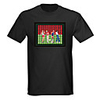Sound and Music Activated Spectrum VU Meter EL Visualizer LED T-shirt (4 AAA)
