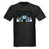 Sound and Music Activated Spectrum VU Meter EL Visualizer LED T-shirt (4 AAA)