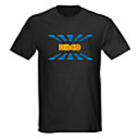 Sound and Music Activated Spectrum VU Meter EL Visualizer LED T-shirt (4 AAA)