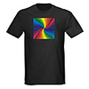 Sound and Music Activated Spectrum VU Meter EL Visualizer LED T-shirt (4 AAA)