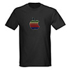 Sound and Music Activated Spectrum VU Meter EL Visualizer LED T-shirt (4 AAA)