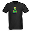 Sound and Music Activated Spectrum VU Meter EL Visualizer LED T-shirt (4 AAA)