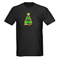 Sound and Music Activated Spectrum VU Meter EL Visualizer LED T-shirt (4 AAA)