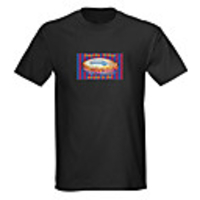 Sound and Music Activated Spectrum VU Meter EL Visualizer LED T-shirt (4 AAA)
