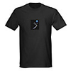 Sound and Music Activated Spectrum VU Meter EL Visualizer LED T-shirt (4 AAA)