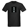 Sound and Music Activated Spectrum VU Meter EL Visualizer LED T-shirt (4 AAA)