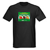 Sound and Music Activated Spectrum VU Meter EL Visualizer LED T-shirt (4 AAA)