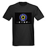 Sound and Music Activated Spectrum VU Meter EL Visualizer LED T-shirt (4 AAA)