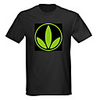 Sound and Music Activated Spectrum VU Meter EL Visualizer LED T-shirt (4 AAA)