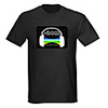Sound and Music Activated Spectrum VU Meter EL Visualizer LED T-shirt (4 AAA)