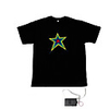Sound and Music Activated Spectrum VU Meter EL Visualizer T-shirt (4 AAA)