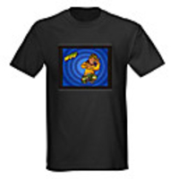 Sound and Music Activated Spectrum VU Meter EL Visualizer T-shirt (4 AAA)