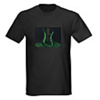 Sound and Music Activated Spectrum VU Meter EL Visualizer T-shirt (4 AAA)