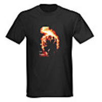 Sound and Music Activated Spectrum VU Meter EL Visualizer T-shirt (4 AAA)