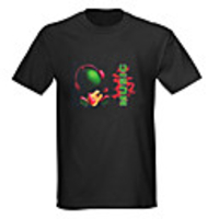 Sound and Music Activated Spectrum VU Meter EL Visualizer T-shirt (4 AAA)