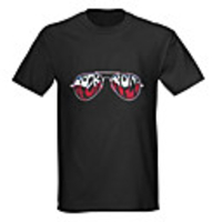 Sound and Music Activated Spectrum VU Meter EL Visualizer T-shirt (4 AAA)