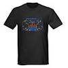 Sound and Music Activated Spectrum VU Meter EL Visualizer T-shirt (4 AAA)