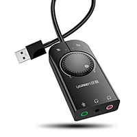 Sound Card Usb Audio Interface 3.5mm External Microphone Audio Adapter Sound Card For Laptop Ps4 Headphone Usb Sound Card
