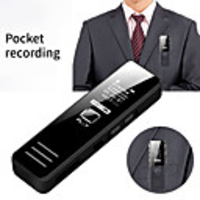 Sound Recorder Rechargeable Digital Audio Sound Recorder Dictaphone MP3 Player DSP Noise Reduction HD Remote Recording