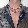 south korea ins harajuku style street hip-hop retro fashion thorn necklace personality bracelet dark jewelry accessories miniinthebox