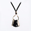 South Korea Wool Circle Necklace