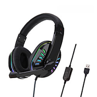 SOYTO SY755MV Gaming Headset USB Wired Ergonomic Design RGB Lights InLine Control for Apple Samsung Huawei Xiaomi MI PC Computer Gaming miniinthebox