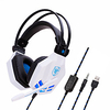 SOYTO SY850MV Gaming Headset USB 3.5mm Audio Jack Ergonomic Design RGB Lights InLine Control for Apple Samsung Huawei Xiaomi MI PlayStation Xbox miniinthebox