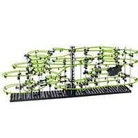 Spacerail Level 5 233-5 30M Coaster Toy Building Kit Marble Run STEAM Toy Roller Coaster Glow in the Dark Fluorescent Noctilucent DIY Educational Soft Plastic Metalic Plastic ABS for Kid