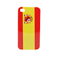 Spain Flag Hard Protection Back Case for Apple iPhone 4