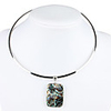 Special Cowry Rectangle Pendant for Women (Assorted Color)