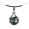 Special Design Cowry Earth on Hands Style Necklace for Women (Assorted Color)
