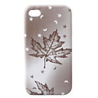 Special Protection Back Case for iPhone 4 - Maple Leaf