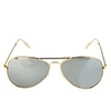 Spectralite Sunglasses Retroreflector with UV400 UV Protection (Golden Frame Grey Lens)