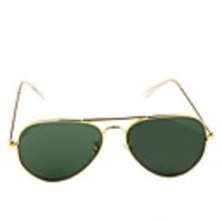 Spectralite Sunglasses Retroreflector with UV400 UV Protection (Golden Frame Invisible Green Lens)