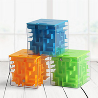 Speed Cube Set 1 pcs Magic Cube IQ Cube 1 133 Piggy Bank / Money Bank 3D Maze Puzzle Box Maze Puzzle Puzzle Cube Gaming Kid