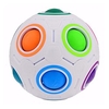 Speed Cube Set 1 pcs Magic Cube IQ Cube Magic Rainbow Ball Puzzle Ball Cube Stress Reliever Puzzle Cube Educational Ball Kid