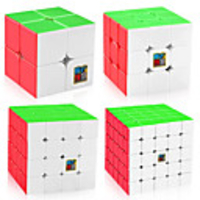 Speed Cube Set 1 pcs Magic Cube IQ Cube MoYu Sudoku Cube 222 333 444 Magic Cube Puzzle Cube Glossy Stress and Anxiety Relief Classic Kids Adults
